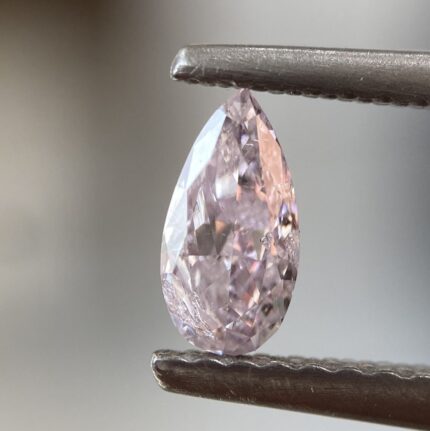 0.34 Carat Fancy Brownish Purple-Pink Diamond Pear Modified Brilliant Diamond Shape 100% Natural GIA CERTIFIED Diamond