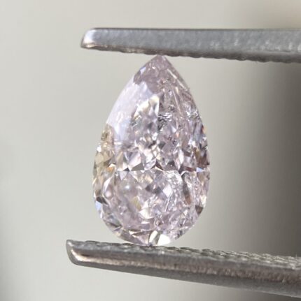 0.51 Carat Light Pink Diamond Pear Modified Brilliant Diamond Shape 100% Natural GIA CERTIFIED Diamond