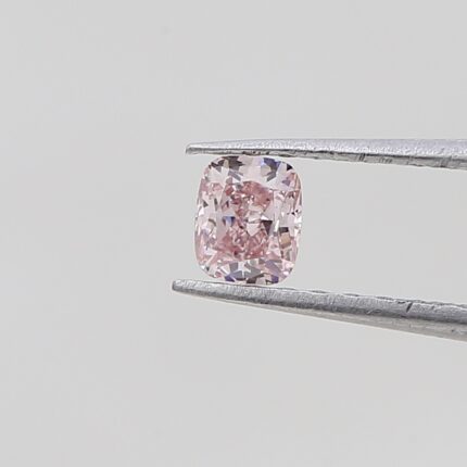 0.12 Carat Fancy Intense Pink Diamond Cushion Modified Brilliant Diamond Shape 100% Natural GIA CERTIFIED Diamond