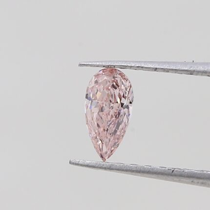 0.18 Carat Fancy Pink Diamond Pear Modified Brilliant Diamond Shape 100% Natural GIA CERTIFIED Diamond